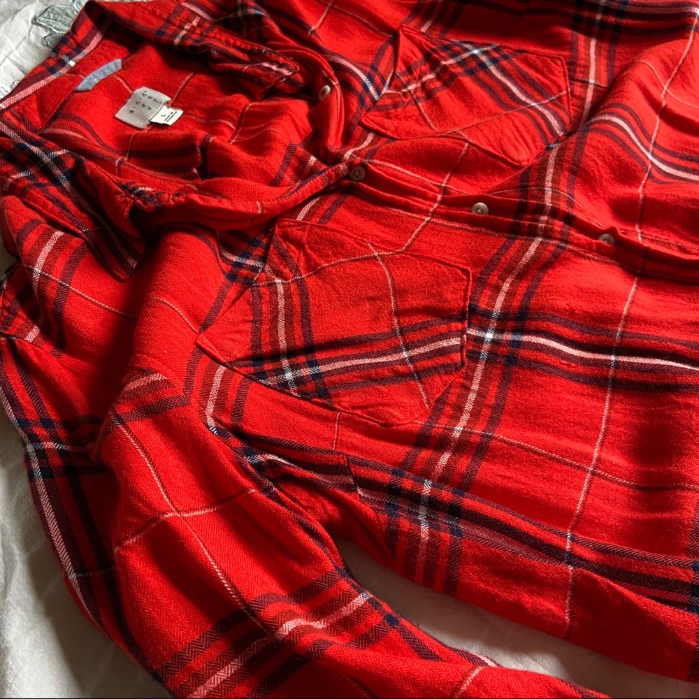 Red flannel  “A New Day” Target brand long sleeve
